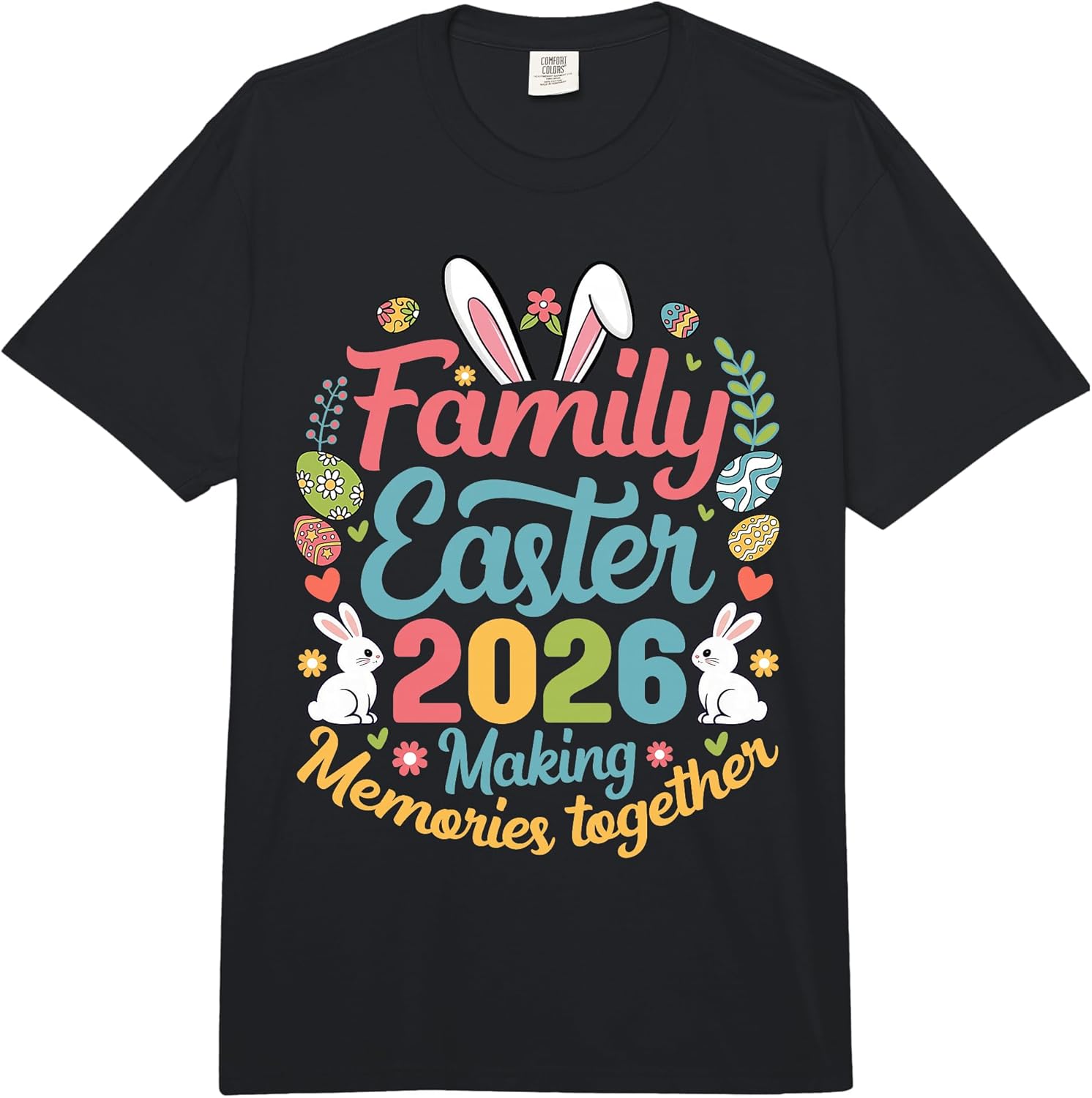 Family Easter 2026 Making Memories Together Day Kids - Adult & Kids T-Shirts, Sweatshirts & Hoodies apparel design preview 1