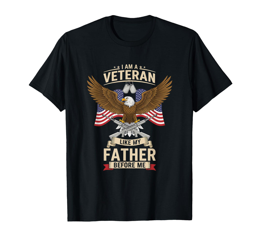 I Am Veteran Like My Father Before Me T-Shirt - Minimalist Print Unisex - T-Shirt, Sweatshirt, Hoodie