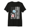 Mens Dad Ballers Funny Usa Flag Baseball T-Shirt - Trendy Graphic Unisex - T-Shirt, Sweatshirt, Hoodie
