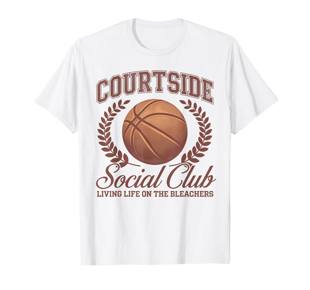 Basketball Mom Matching Courtside T-Shirt - Aesthetic Graphic Men Women - T-Shirt, Sweatshirt, Hoodie