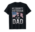 My Favorite Veteran Is Dad Veterans T-Shirt - Aesthetic Graphic for Adults - T-Shirt, Sweatshirt, Hoodie