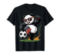 Funny Panda Playing Soccer Animal T-Shirt - Novelty Apparel for Adults - T-Shirt, Sweatshirt, Hoodie