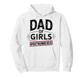 Dad Outnumbered Best Dad Daddy Papa Fathers Hoodie - Trendy Graphic Unisex - T-Shirt, Sweatshirt, Hoodie