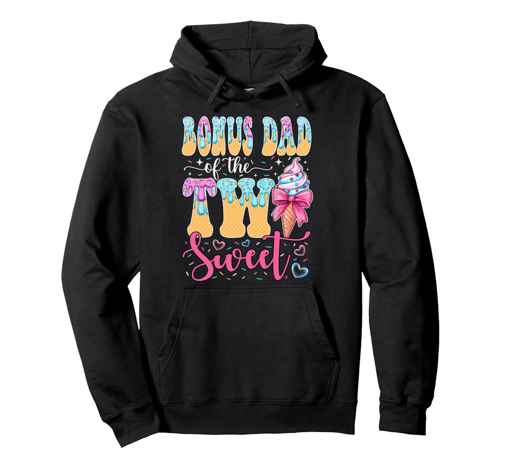 Bonus Dad Two Sweet 2Nd Birthday Ice Hoodie - Streetwear Style for Adults - T-Shirt, Sweatshirt, Hoodie
