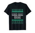 Snow Your Worth Dad Jokes Punchline T-Shirt - Graphic Print for Adults - T-Shirt, Sweatshirt, Hoodie