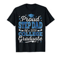 Proud Step Dad 2026 College Graduate T-Shirt - Custom Art Print Unisex - T-Shirt, Sweatshirt, Hoodie