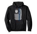 Best Dog Dad Ever Usa Flag Patriotic Hoodie - Novelty Apparel Unisex - T-Shirt, Sweatshirt, Hoodie