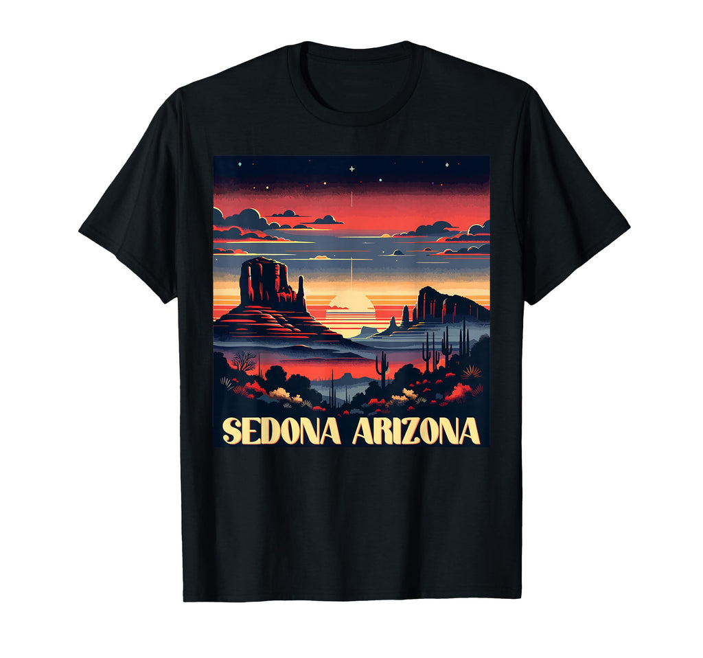 Sedona Az Hiking Outdoors Mountain T-Shirt - Minimalist Print Unisex - T-Shirt, Sweatshirt, Hoodie