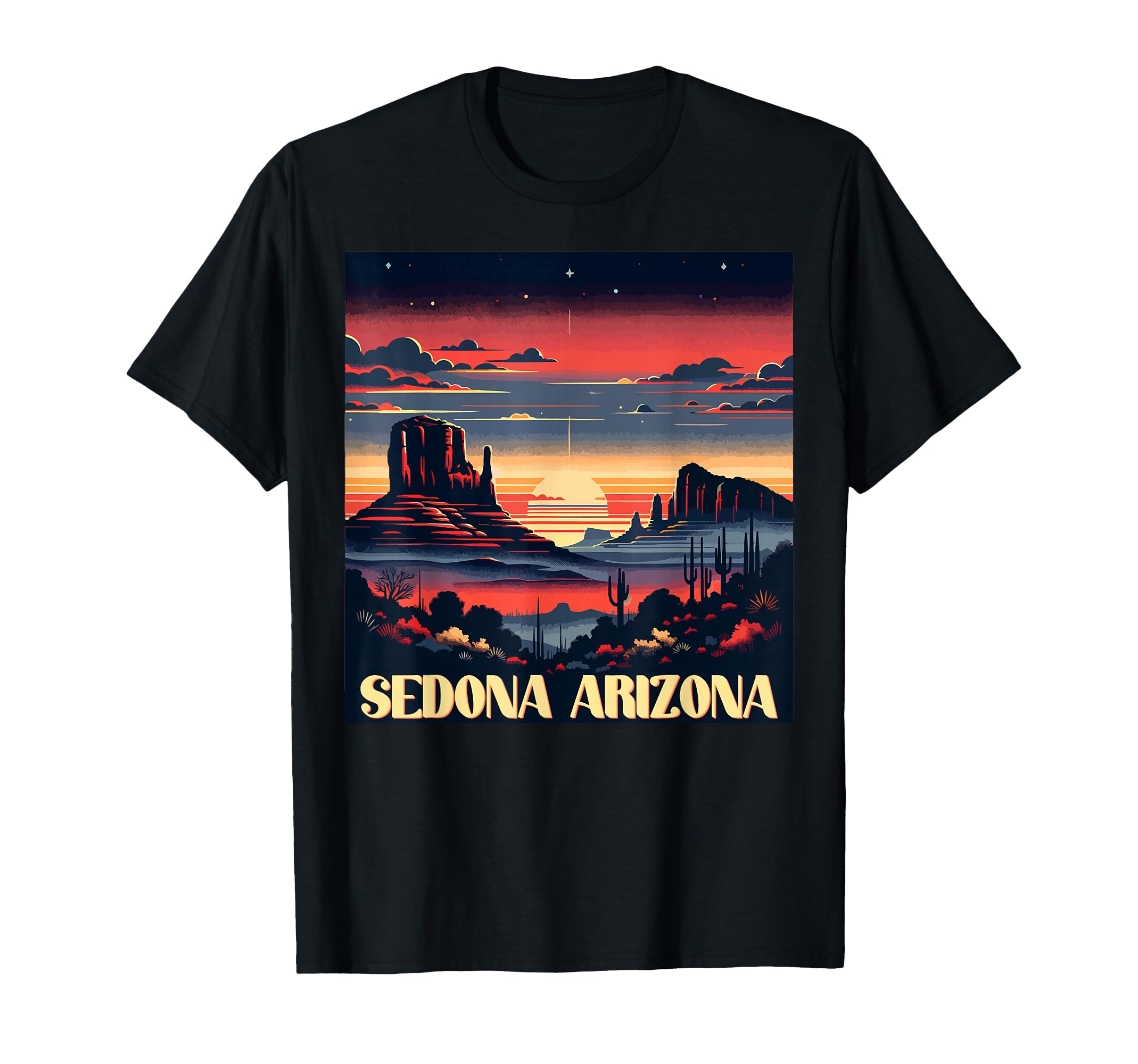 Sedona Az Hiking Outdoors Mountain T-Shirt - Minimalist Print Unisex - T-Shirt, Sweatshirt, Hoodie