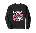 Soccer Mom Life Leopard Mama Sweatshirt - Streetwear Style Men Women - T-Shirt, Sweatshirt, Hoodie