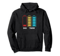 Funny Birthday Dad Low Battery Daddy Hoodie - Aesthetic Graphic Men Women - T-Shirt, Sweatshirt, Hoodie