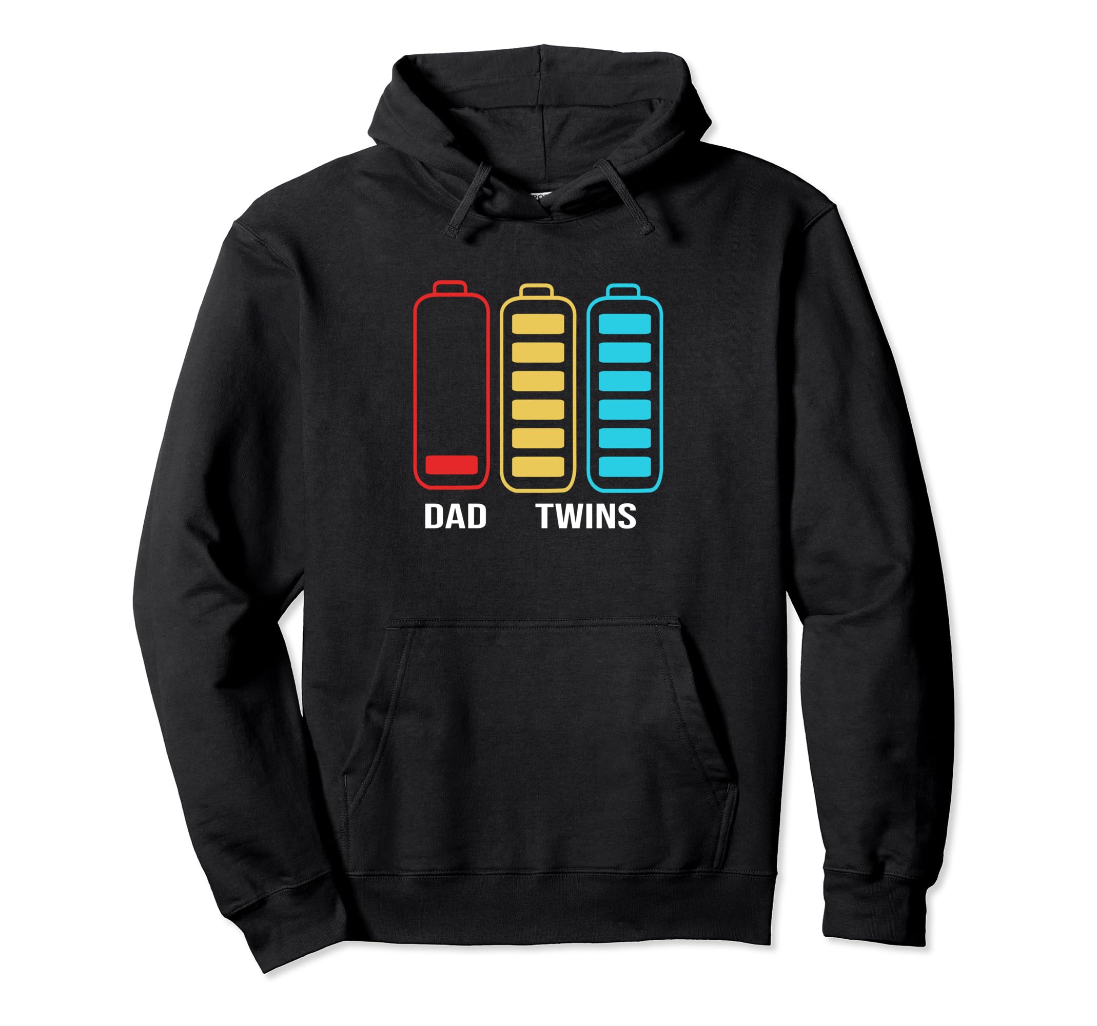 Funny Birthday Dad Low Battery Daddy Hoodie - Aesthetic Graphic Men Women - T-Shirt, Sweatshirt, Hoodie