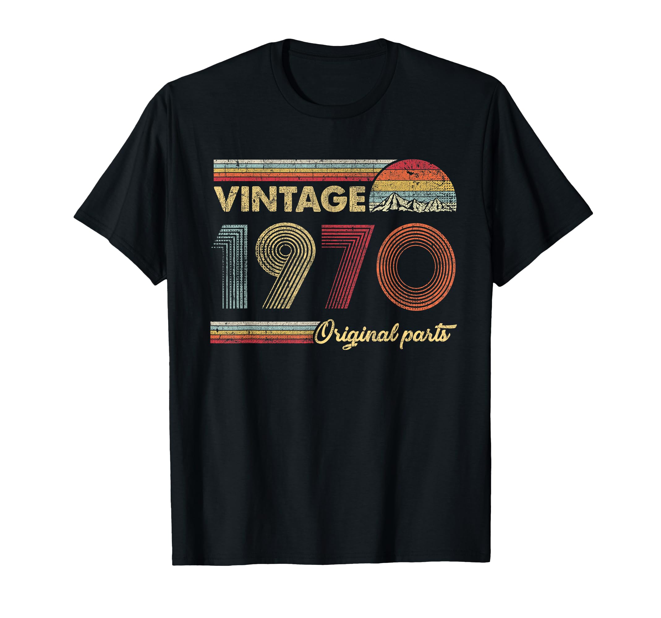 Original Parts 50Th 1970 Birthday T-Shirt - Minimalist Print for Adults - T-Shirt, Sweatshirt, Hoodie