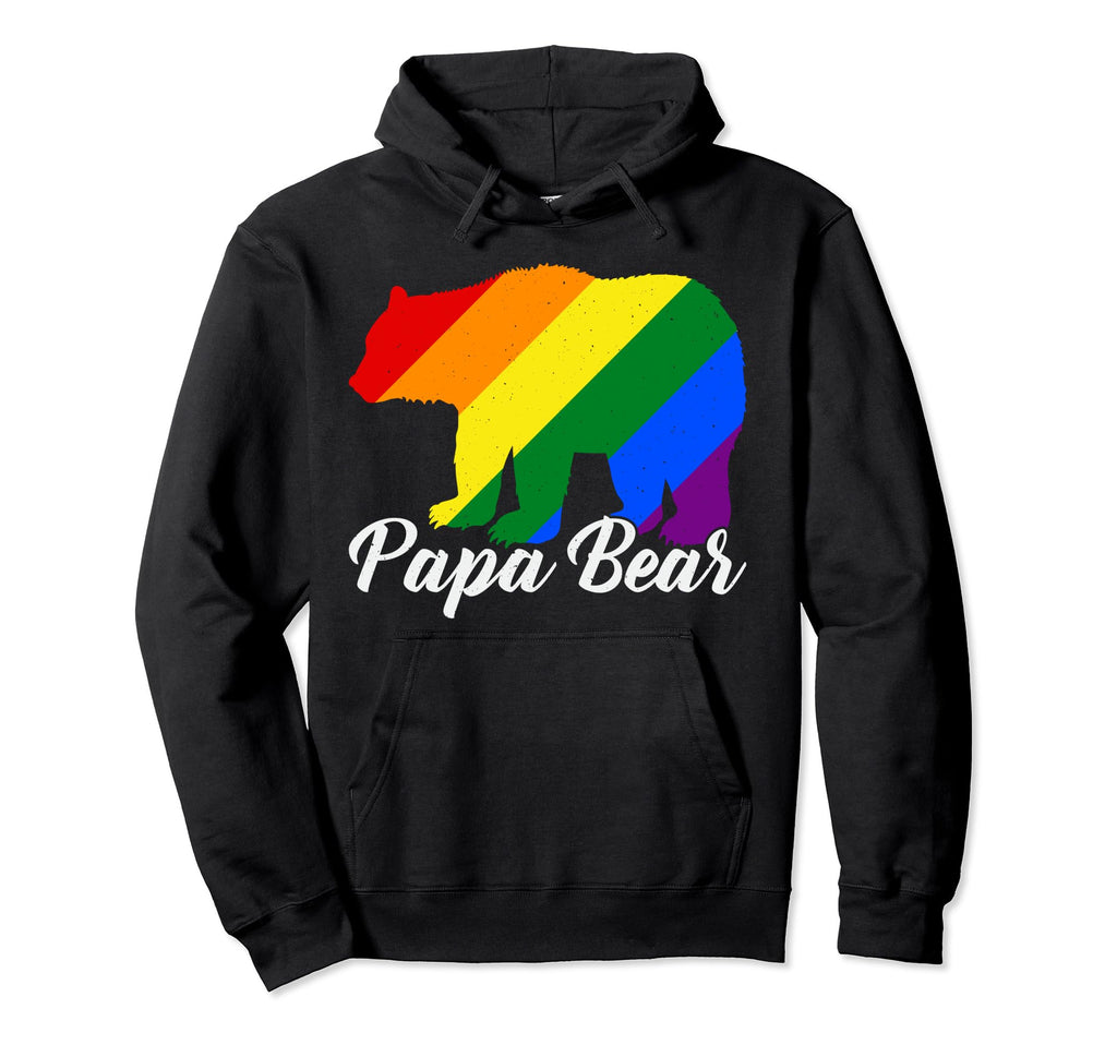 Papa Bear Lgbtq Gay Lesbian Gift Dad T-Shirt - Trendy Graphic Men Women - T-Shirt, Sweatshirt, Hoodie