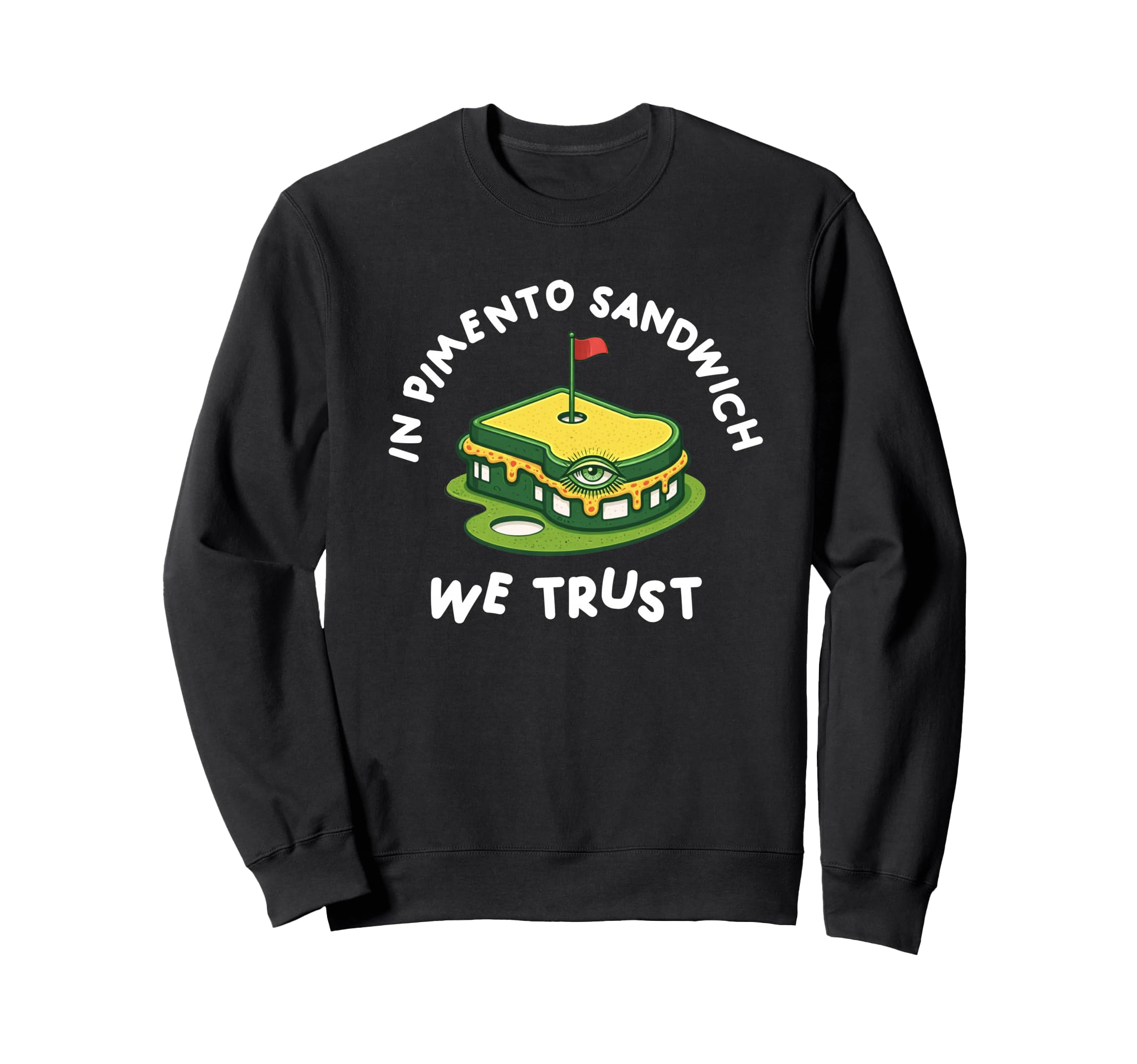Pimento Cheese Sandwich Golf Dad Sweatshirt - Custom Art Print Unisex - T-Shirt, Sweatshirt, Hoodie
