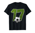 Number 17 Years Soccer 17Th Birthday T-Shirt - Custom Art Print Men Women - T-Shirt, Sweatshirt, Hoodie