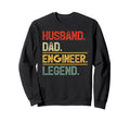 Funny Husband Dad Engineer Legend Sweatshirt - Trendy Graphic Unisex - T-Shirt, Sweatshirt, Hoodie