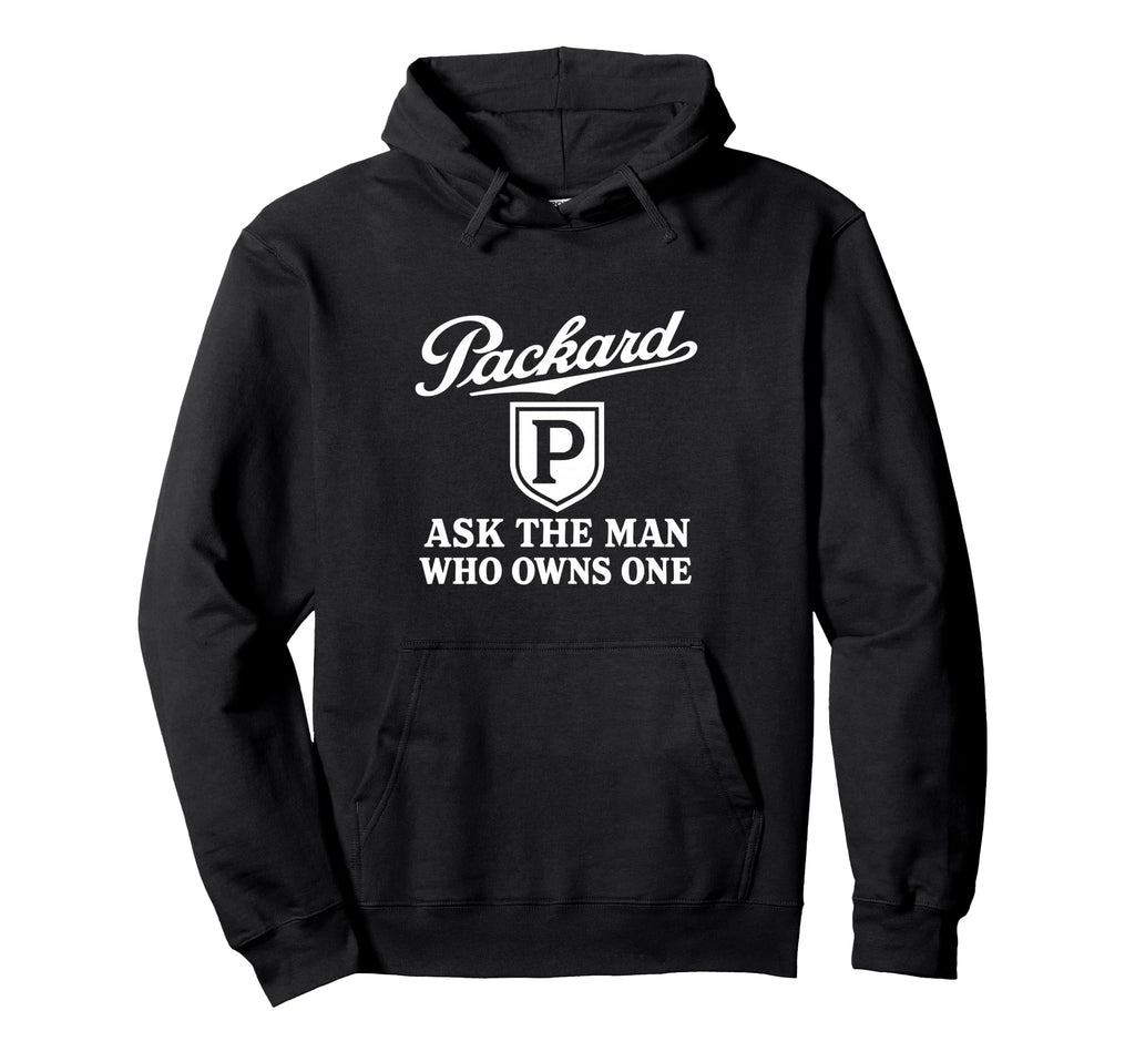 Packard Logo Defunct Car Company Hoodie - Fun Novelty Design Men Women - T-Shirt, Sweatshirt, Hoodie