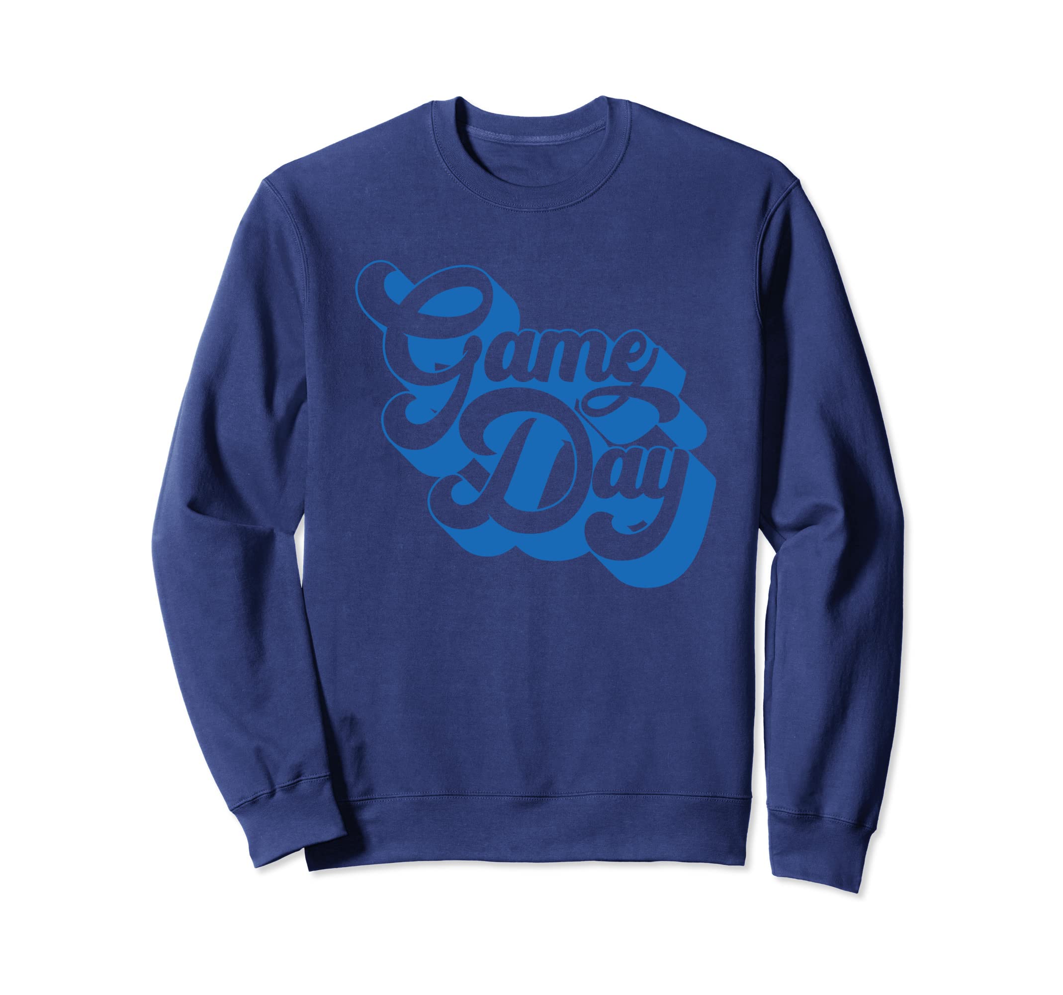 Game Day Blue Sports Soccer Sweatshirt - Casual Everyday Wear Unisex - T-Shirt, Sweatshirt, Hoodie