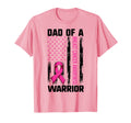 Breast Cancer Support Daughter Dad T-Shirt - Casual Everyday Wear Unisex - T-Shirt, Sweatshirt, Hoodie