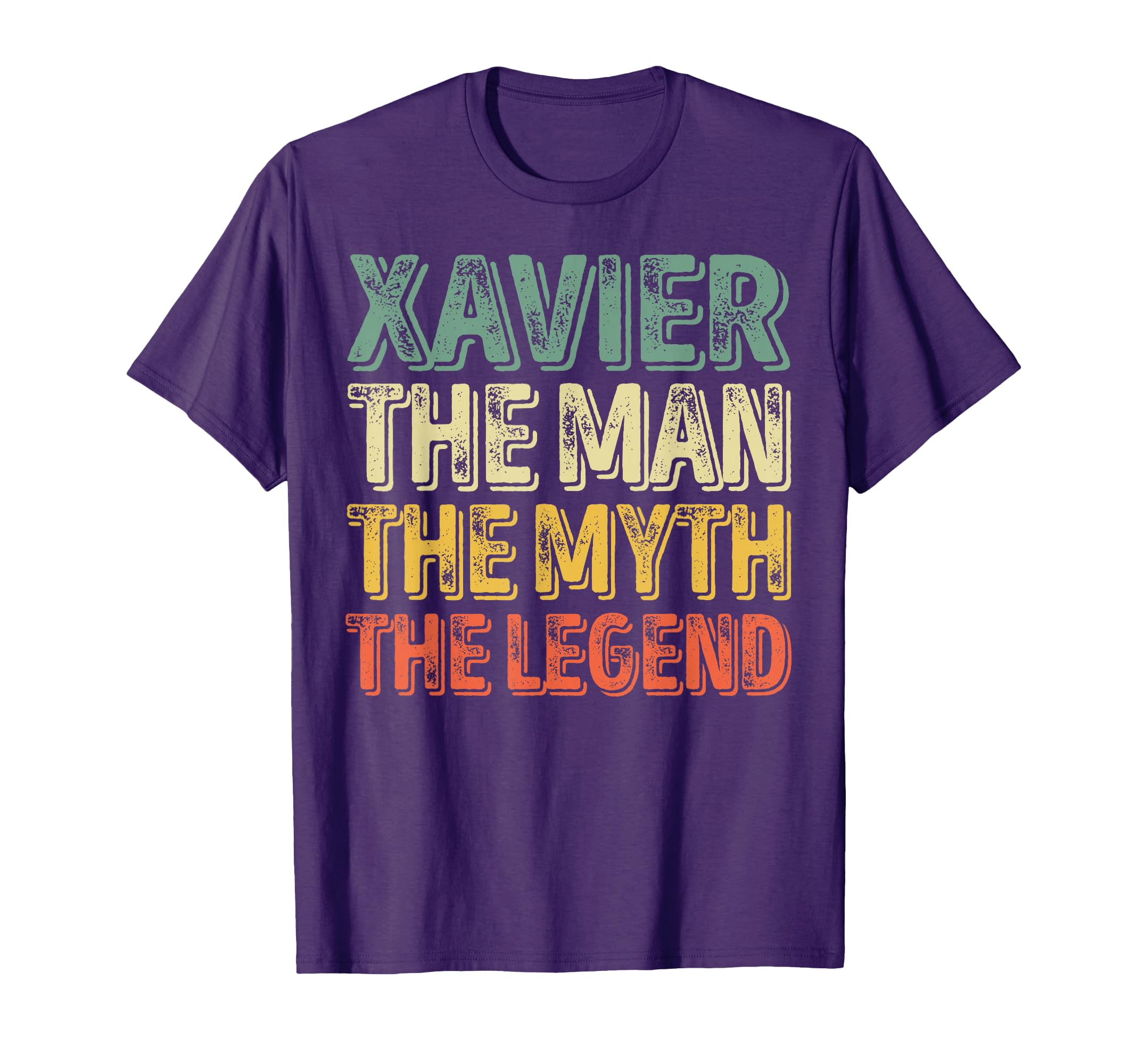 Xavier Myth Legend First Name Xavier T-Shirt - Minimalist Print for Adults - T-Shirt, Sweatshirt, Hoodie