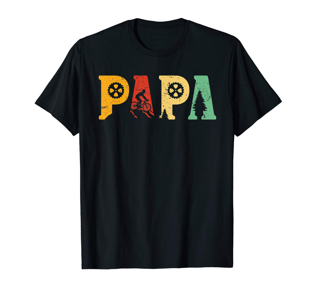 Mens Mountain Bike Biking Dad Mtb Biker T-Shirt - Custom Art Print Unisex - T-Shirt, Sweatshirt, Hoodie