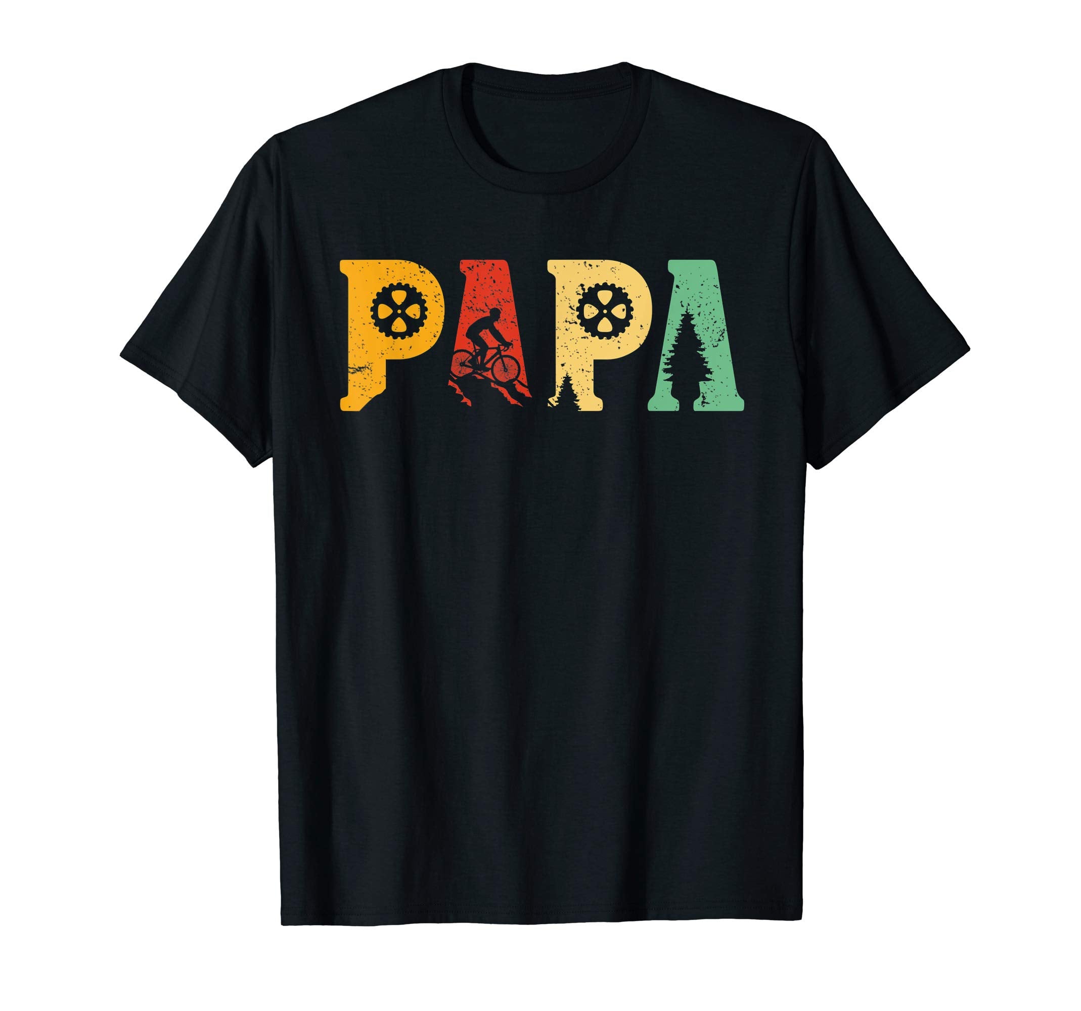 Mens Mountain Bike Biking Dad Mtb Biker T-Shirt - Custom Art Print Unisex - T-Shirt, Sweatshirt, Hoodie