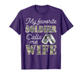 My Favorite Soldier Calls Me Wife Proud T-Shirt - Trendy Graphic Unisex - T-Shirt, Sweatshirt, Hoodie