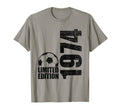 52 Years Old 1974 52Nd Birthday Soccer T-Shirt - Trendy Graphic Men Women - T-Shirt, Sweatshirt, Hoodie