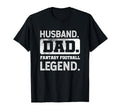 Husband Dad Fantasy Football Legend T-Shirt - Unique Graphic Unisex - T-Shirt, Sweatshirt, Hoodie