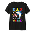 Dad Shark Birthday Family Matching T-Shirt - Custom Art Print Men Women - T-Shirt, Sweatshirt, Hoodie