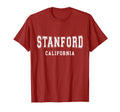 Stanford California Throwback T-Shirt - Graphic Print for Adults - T-Shirt, Sweatshirt, Hoodie