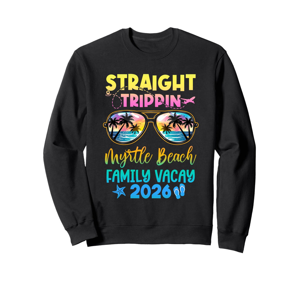 Myrtle Beach Family Vacay Sweatshirt - Fun Novelty Design for Adults - T-Shirt, Sweatshirt, Hoodie