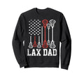 Lacrosse Dad Lax Dad Lacrosse Sweatshirt - Minimalist Print for Adults - T-Shirt, Sweatshirt, Hoodie