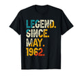 Legend Since May 1962 62Nd Birthday 62 T-Shirt - Custom Art Print Unisex - T-Shirt, Sweatshirt, Hoodie