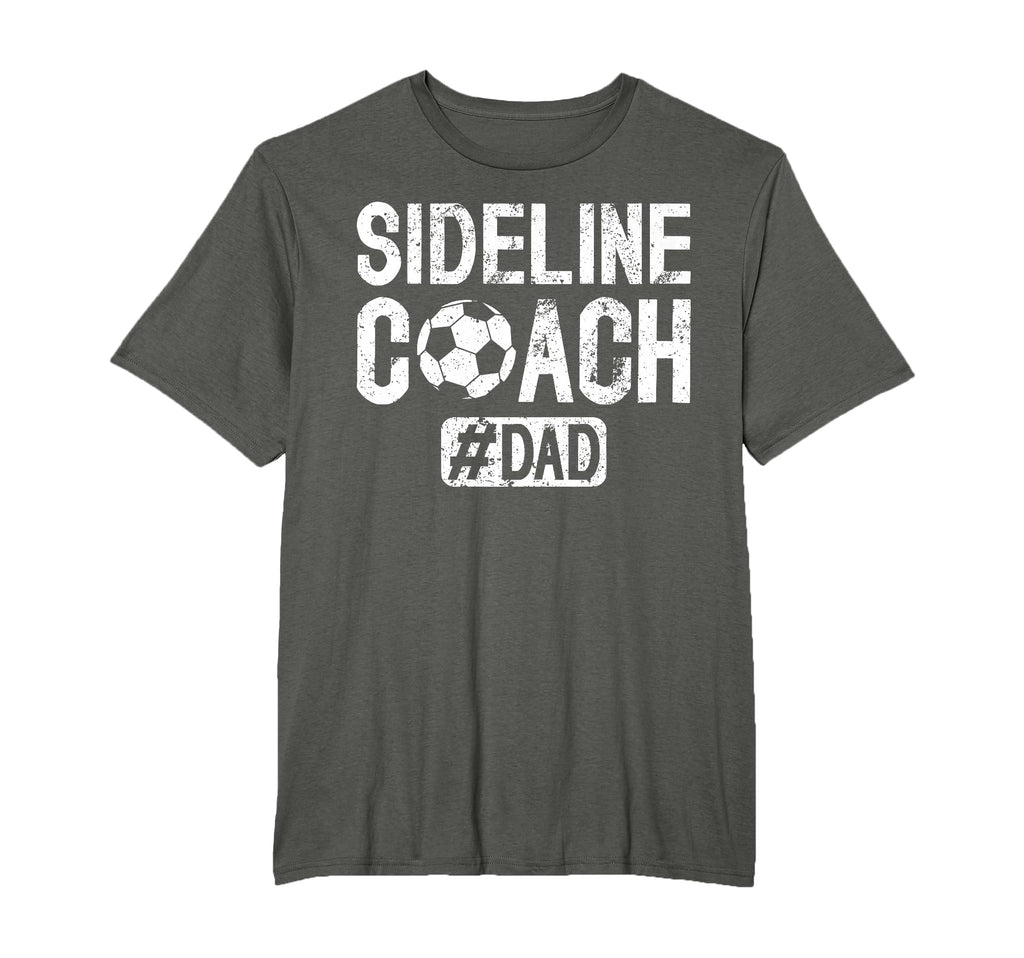Sideline Coach Soccer Dad Soccer Player T-Shirt - Custom Art Print Unisex - T-Shirt, Sweatshirt, Hoodie