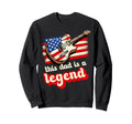This Dad Is Legend Usa Flag Guitar Sweatshirt - Novelty Apparel Men Women - T-Shirt, Sweatshirt, Hoodie