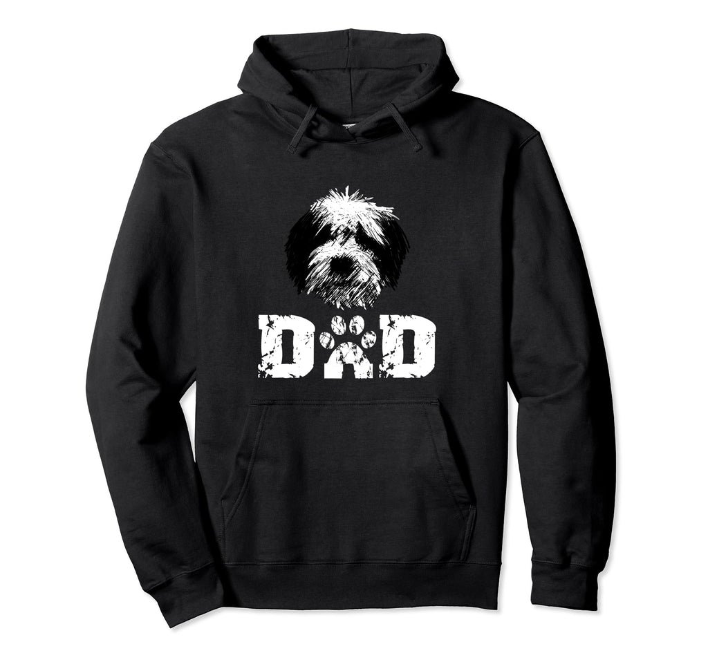 Sheepadoodle Dad Doodle Dog Dad Hoodie - Aesthetic Graphic Men Women - T-Shirt, Sweatshirt, Hoodie