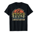 Est 1993 33Rd Birthday 33 Year Old T-Shirt - Minimalist Print Men Women - T-Shirt, Sweatshirt, Hoodie