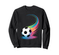 Soccer Drip Ice Cream Drip Game Sweatshirt - Aesthetic Graphic Men Women - T-Shirt, Sweatshirt, Hoodie