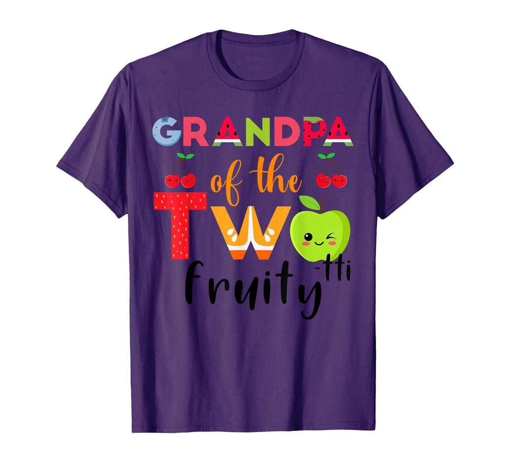 Grandpa Twotti Frutti 2Nd Birthday T-Shirt - Novelty Apparel for Adults - T-Shirt, Sweatshirt, Hoodie