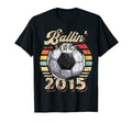 Ballin Since 2015 7Th Soccer Birthday T-Shirt - Trendy Graphic Men Women - T-Shirt, Sweatshirt, Hoodie