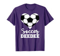 Soccer Deedee Funny Soccer Heart Grandma T-Shirt - Streetwear Style Unisex - T-Shirt, Sweatshirt, Hoodie