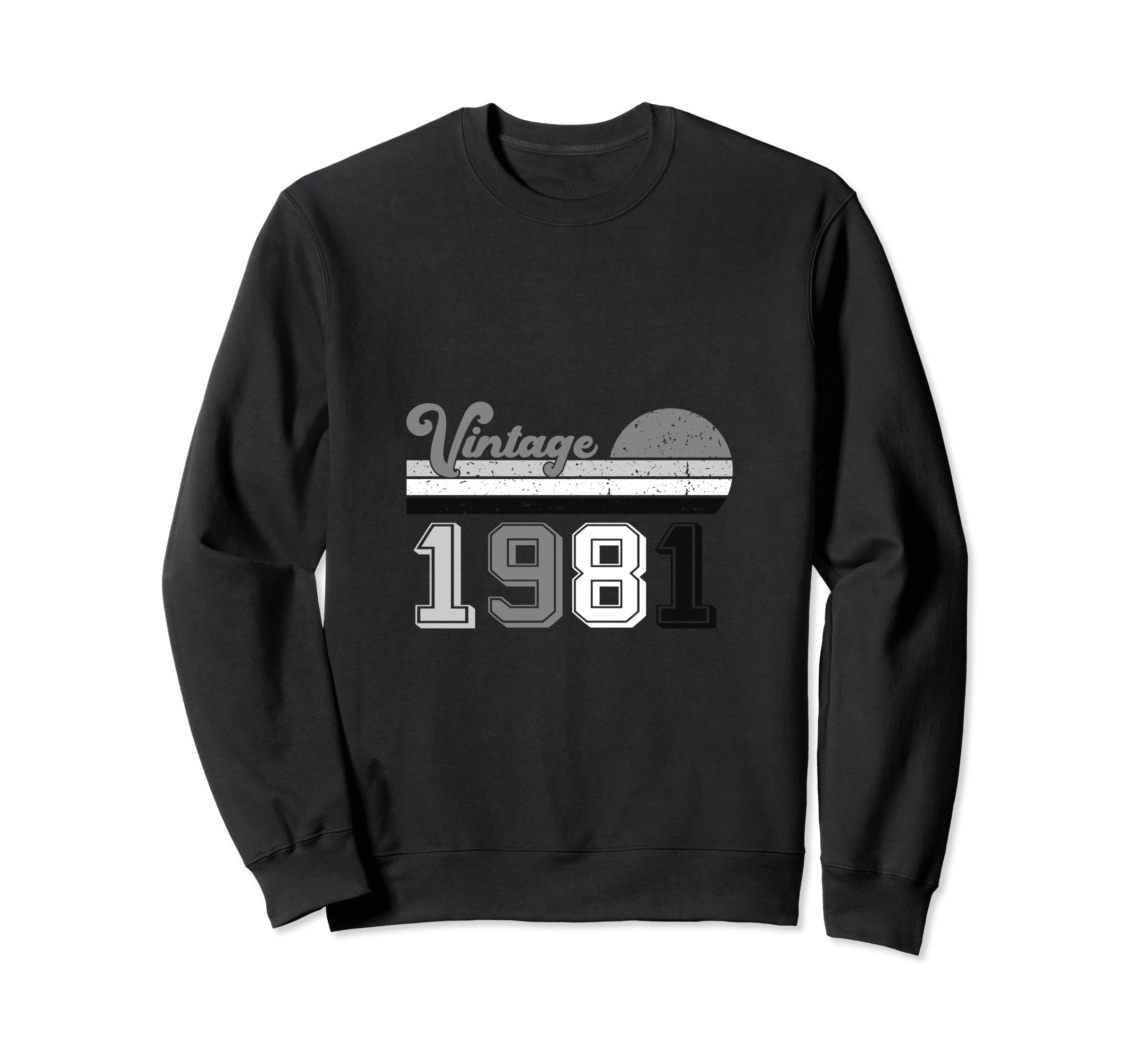 Year 1981 Gift Birthday Mom Dad Sweatshirt - Trendy Graphic Men Women - T-Shirt, Sweatshirt, Hoodie