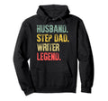 Funny Husband Step Dad Writer Legend Gift Hoodie - Unique Graphic Men Women - T-Shirt, Sweatshirt, Hoodie