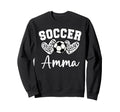 Soccer Amma Matching Family Soccer Sweatshirt - Custom Art Print Unisex - T-Shirt, Sweatshirt, Hoodie