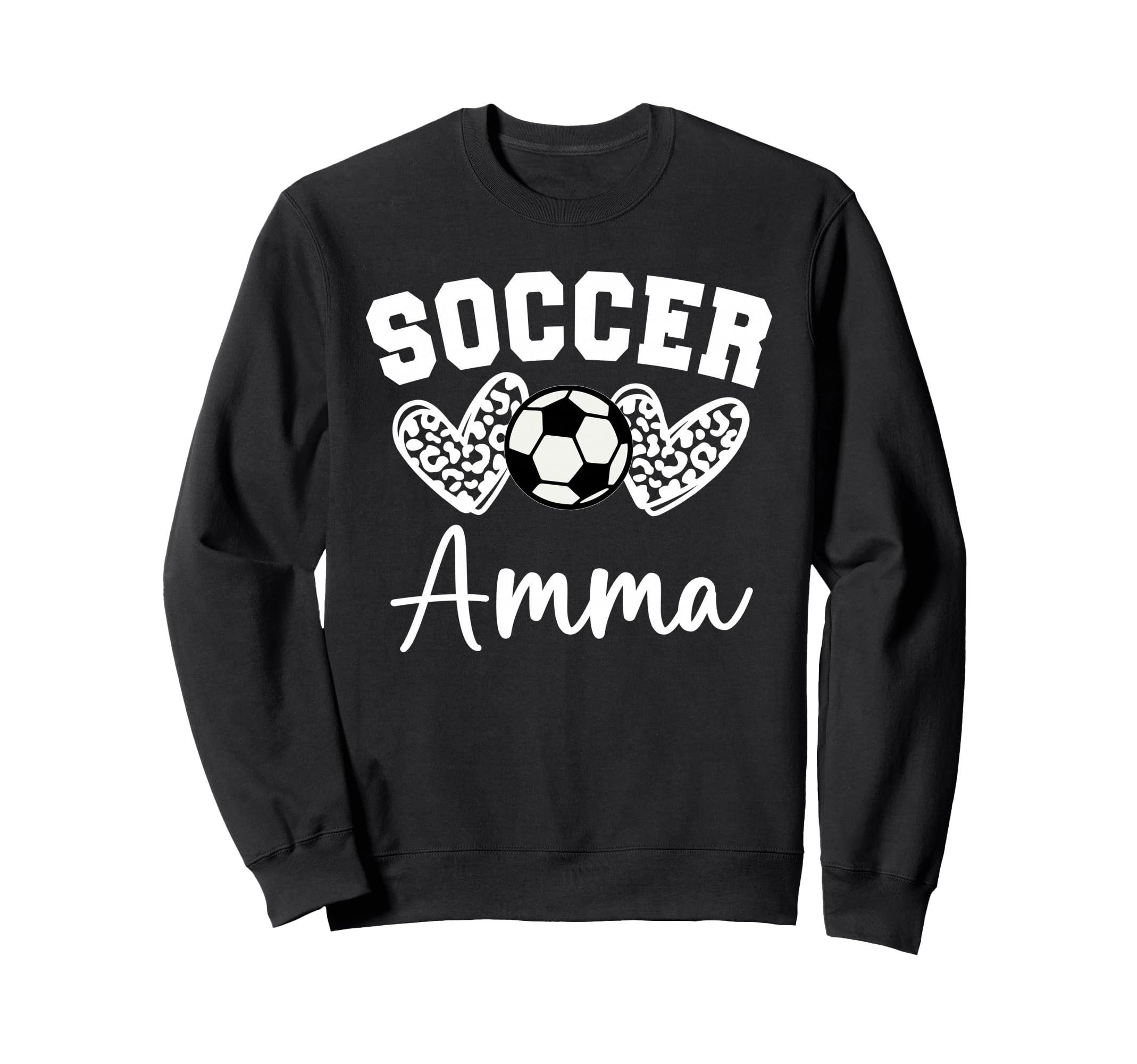 Soccer Amma Matching Family Soccer Sweatshirt - Custom Art Print Unisex - T-Shirt, Sweatshirt, Hoodie
