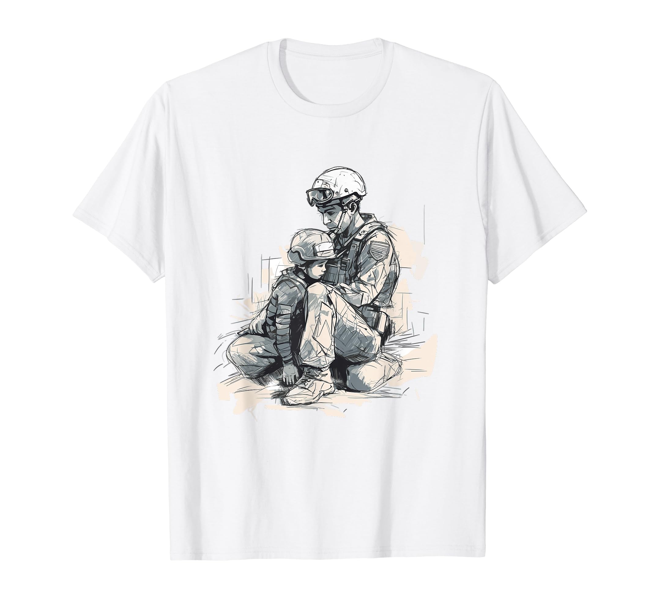 Dad Grandpa Veteran Veterans American T-Shirt - Trendy Graphic Men Women - T-Shirt, Sweatshirt, Hoodie