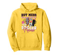 Hot Mess Always Stressed Soccer Mama Hoodie - Custom Art Print Men Women - T-Shirt, Sweatshirt, Hoodie