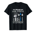 Proud Air Force Stepmom Us Air Force T-Shirt - Streetwear Style for Adults - T-Shirt, Sweatshirt, Hoodie